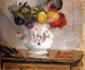Dahlias flower painters Berthe Morisot